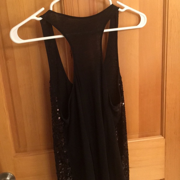 Express black sequined tank top - Picture 4 of 4